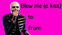 gerardisoursavior:  Gerard Valentine Cards,