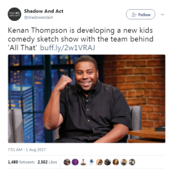 rabbittiddy: the-real-eye-to-see: News that please the eye Wait… that’s true. give it up for Kenan Thompson folks. 