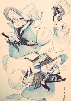 tuyoart:  some doodles of one o my characters