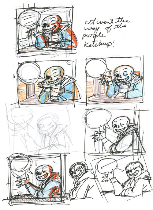 A collection of Undertale thumbnail sketches I’ll probably never get around to finishing.