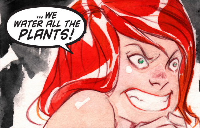 chocolate-dandy:  witchyredhead:  corteae:  pam isley is a criminal mastermind and don’t u forget it.  I love Pam so much. Ugh Poison Ivy is hands down my favourite Gotham villainess. I see Catwoman as more of an anti-heroine who prowls happily around