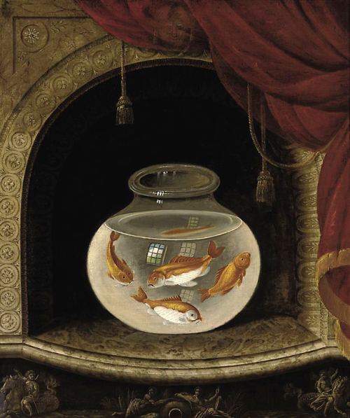 James Sillett - Goldfish - before 1840 - via Christie’s