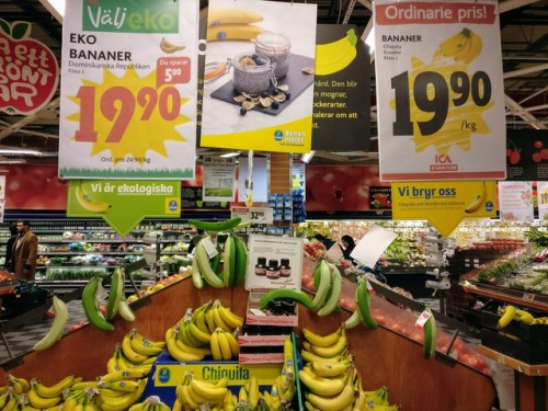 🇭🇺 hmm, lássuk csak! bio vagy mezei banánt kéne venni ugyanannyiért? nehéz választani. vajon ki dönt az utóbbi mellett? és miért? 🇬🇧 who the hell would buy the regular banana for the same price as the organic? and why?