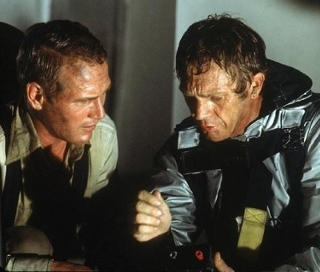With Steve in The Towering Inferno.