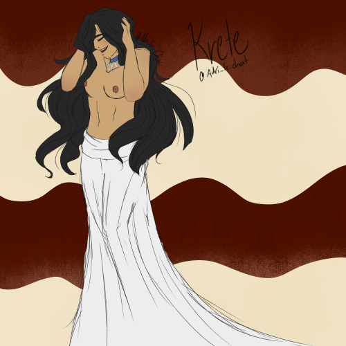 adri-le-chat:Krete: the eponymous nymph of KreteA gift for @unphallicmenace. Krete unfortunately doe