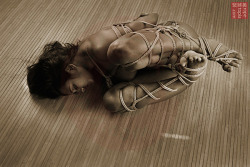 wykd-dave:  Pulled you together. Full set on http://rope-topia.com 