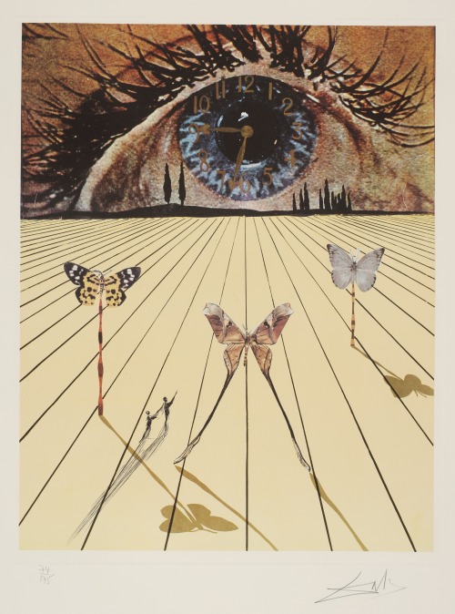 ochyming:Salvador Dalí 1904-1989 MEMORIES OF SURREALISM, 1971 lithographs with etching printed in co