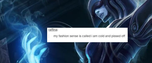 theladyems:  2/2 Text post meme meets League. (1)