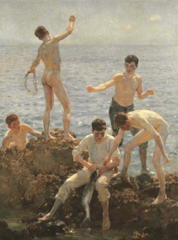 Henry Scott Tuke (English, 1858-1929), Midsummer