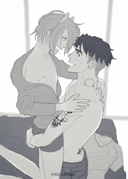 lusciouswhiteflame: PLIROY /// JJYURI /// JJ /// YURI Soft-mouthing or hicky?   (Please do not tag as otayuri, and do not pretend that it’s Otabek. Thank you! ) 