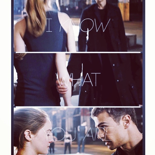 tris and four divergent quotes