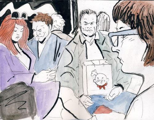 jamesedwardclark: people on the bus