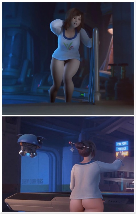 overwatch-porn-blog: Forgetful Mei. (OC)