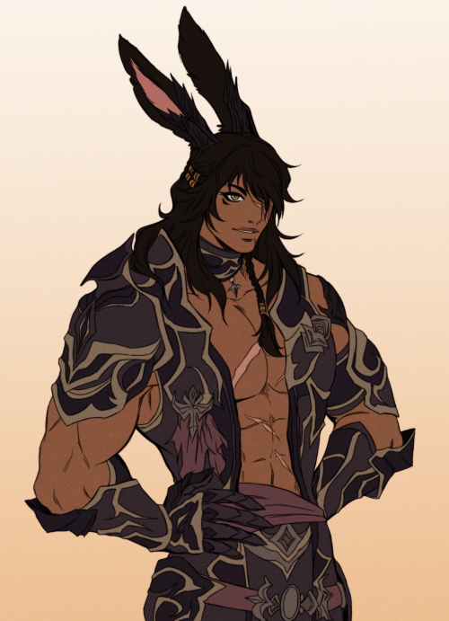 i did some job adjecent gear stuff for my bunny/au ra WoL and didn’t post it here yet :)c his 