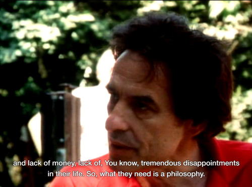 tarkovskologist: John Cassavetes on his characters from an interview featured in A Personal Journey 