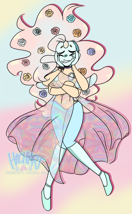 hachiquius: Another thing i drew last year was my gem’s fusion! Which was opal!! I’ve had the linear