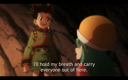 Gon wasn’t born. A literal ray of sunshine gained sentience and took the form of a goofball ch