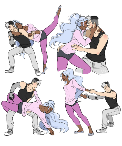 incaseyouart:Pfffft okay I am still obsessed with the Klance-fic “Shut Up And Dance With Me”, and di