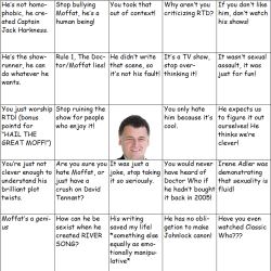 penguintim:  Behold, the Moffat Stan bingo. 