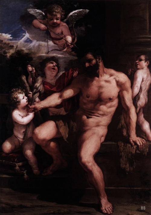 hadrian6: The Punishment of Hercules. 1635. Pietro Da Cortona. Italian. 1596-1669. oil on canvas. ht