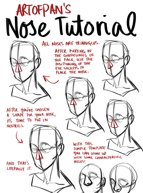 artofpan: Whoo, super long nose tutorial! I’m sure there’s heaps I didn’t men