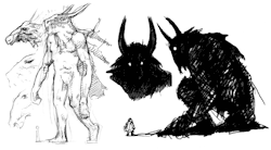 conceptartblog:  Dormin from Shadow of the Colossus concepts 