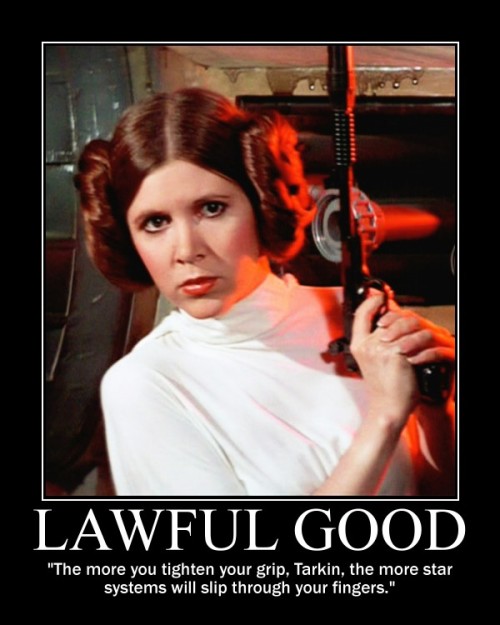 alignmentsinfiction:Princess Leia Organa, Star WarsLawful Good