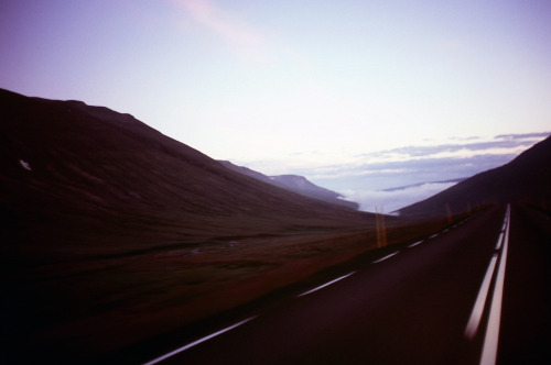 From above more clouds to Stykkishólmur before the sky exploded.Velvia 100.July, 2016.