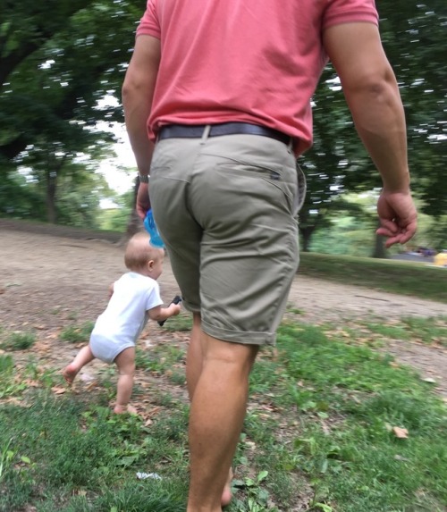 Sexy DILF in Central Park