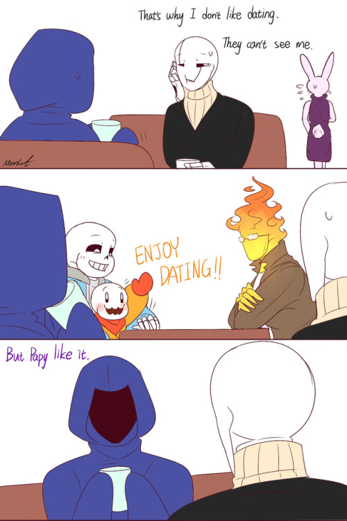 [Lovers-3] Grillby, Sans & Little Papy