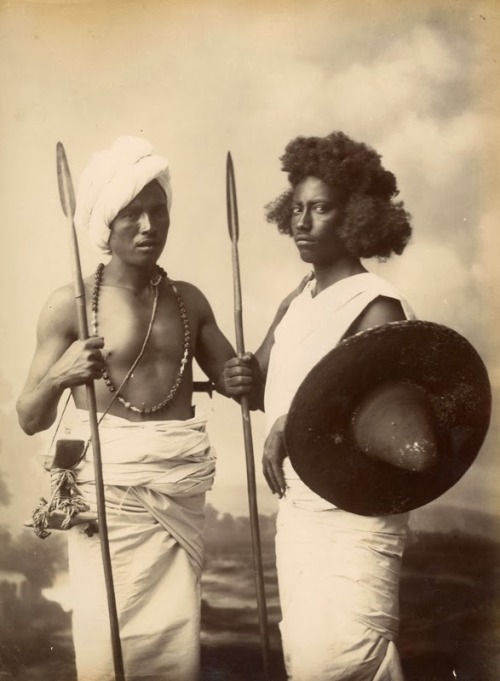  Beja warriors, Sudan - C. & G. Zangaki 