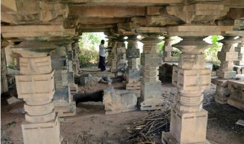 Restoration of two Kakatiya era temples in full swing