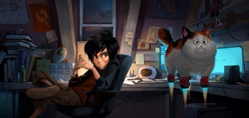 jigokuen:  Mega BH6 post to start! Go see the film! I worked on it for over a year and I’m so 