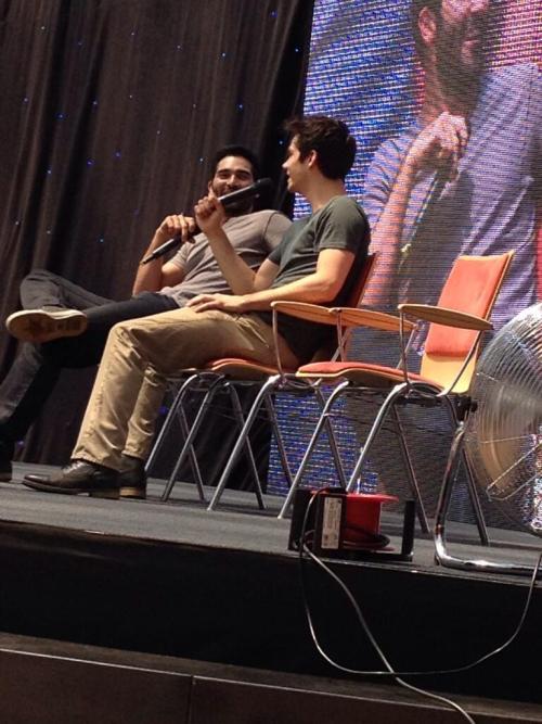 Dylan O'Brien And Tyler Hoechlin At Alpha Con (xxxx)