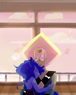 the-undeniably-lazy:  “After the storm..” Hey guys! i kinda felt bad for not drawing anything for the lapidot bomb, so I drew this tuesday’s prompt: Rain today’s episode was sooo good, go watch it !   cuties~ &lt;3