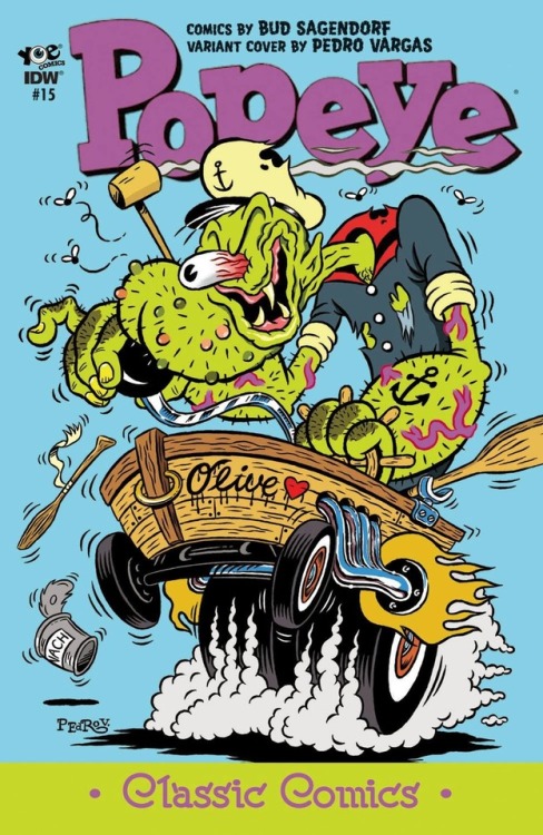 Made a Popeye Fink commission based on a variant cover I did for the classic Popeye comics reprints 