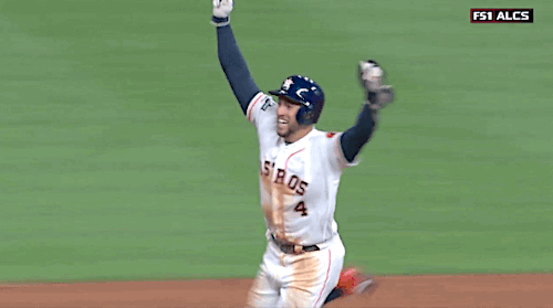 José Altuve hits a walk-off, two-run home run in the bottom of the 9th to send the Astros to the Wor