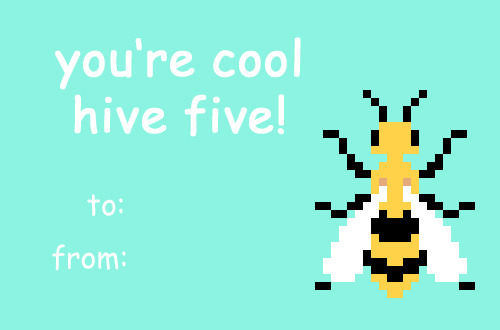 gedankeninventur - for all your bee valentine’s cards...