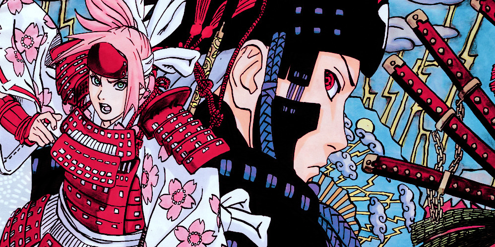 redthreadoflove:SasuSaku - now &amp; then.