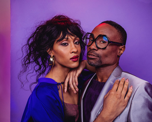 fxposecentral:Billy Porter and Mj Rodriguez for Broadway.com