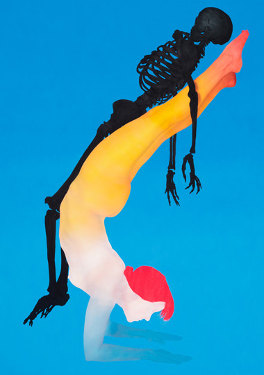 lesstalkmoreillustration:  Jenny Morgan   me doing yoga