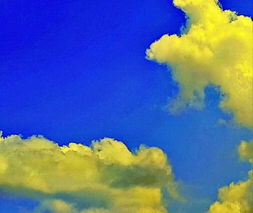 Clouds.