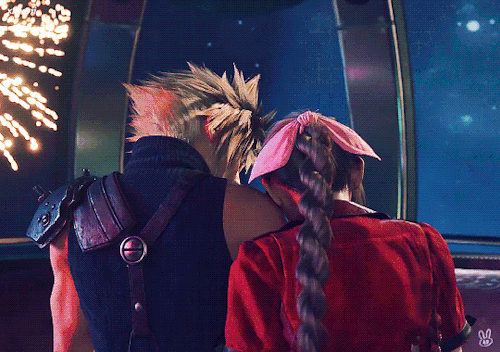 FINAL FANTASY VII REBIRTH (2024) Cloud And Aerith Gondola Couple Time Gold Saucer