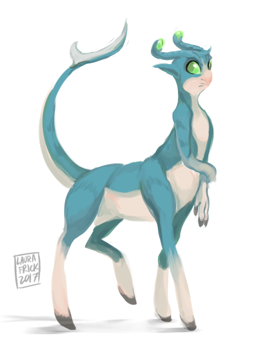 frickerdoodle:ive been listening to a podcast summarizing and analyzing the animorphs books and i just really wanted to draw ax… I think its interesting that andalites are described as small horse/deer sized, and centaurs always feel grand in scale,