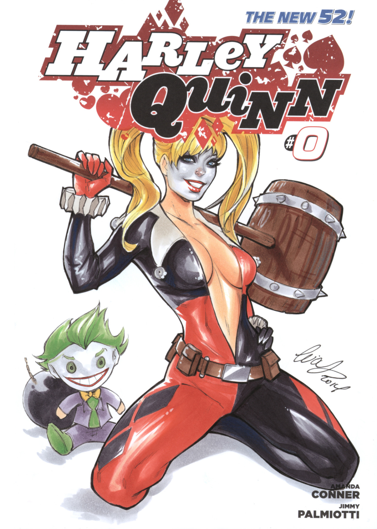 geekcomics:   Harley Quinn by Elias Chatzoudis 