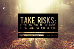 iluvworkout:  via [Healthier Fitness]  Take a chance!