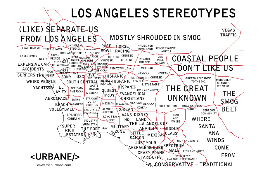 los angeles ghetto map