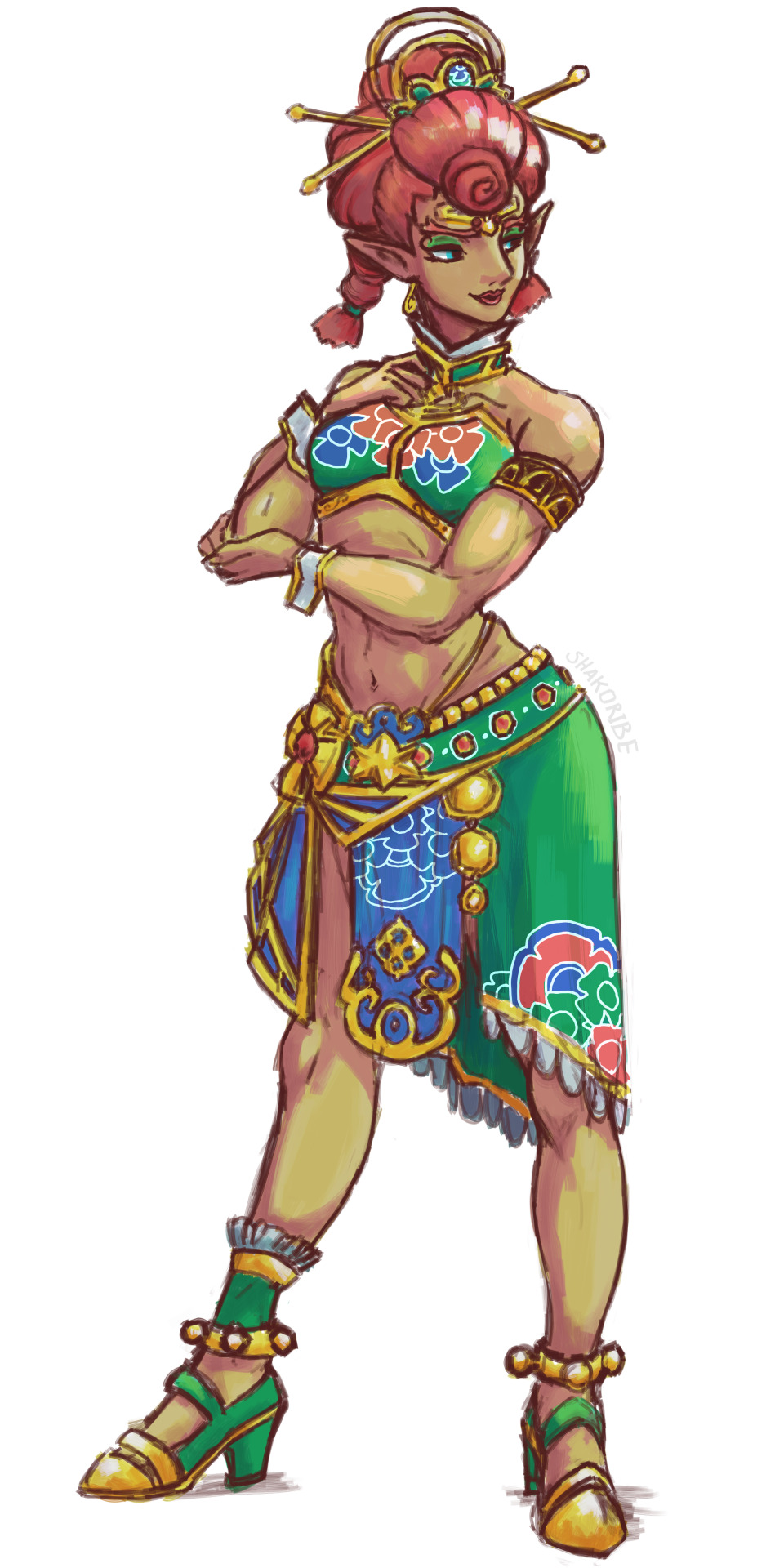 shakoribe:Isha, the Gerudo Jeweler is so gorgeous!