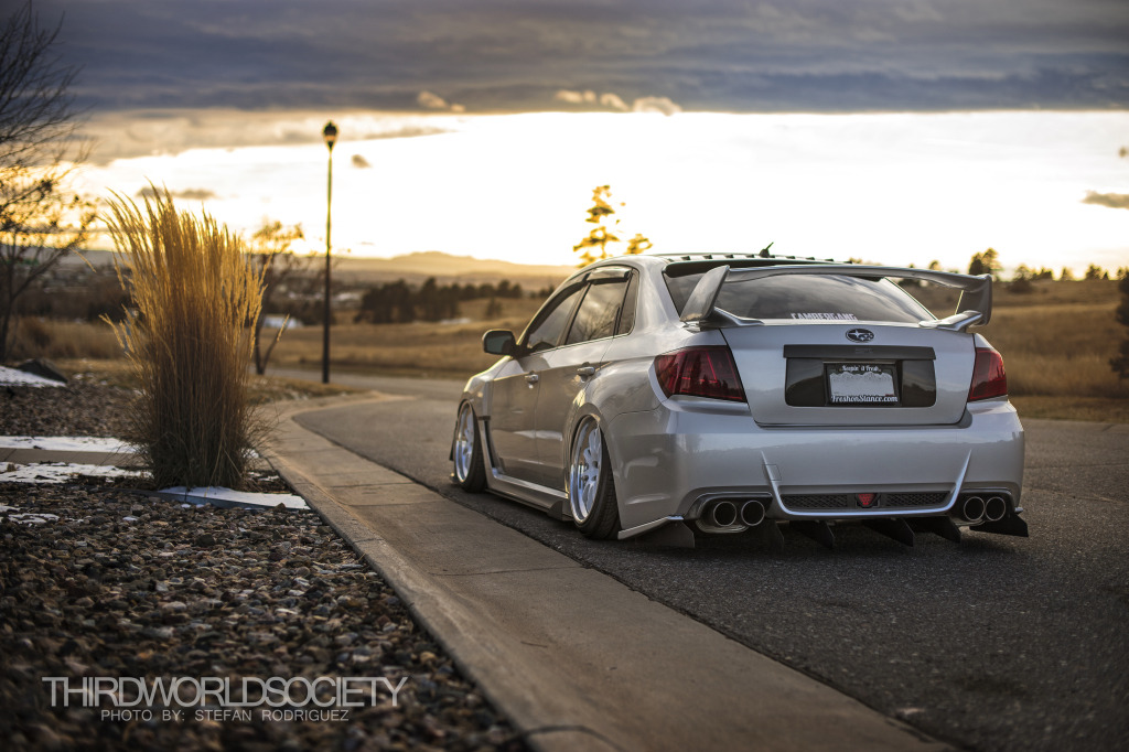 thirdworldsociety:  Breath of Fresh Air: Slammed Subaru WRX Feature Live HERE  