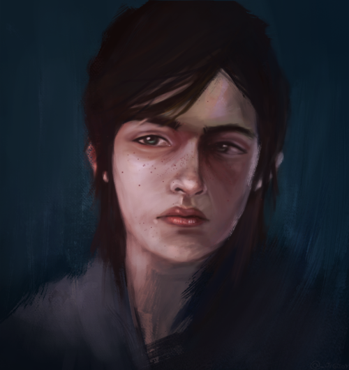 I tried to do Ellie, I don’t think it looks all that much like her tbh but I like how this one ended